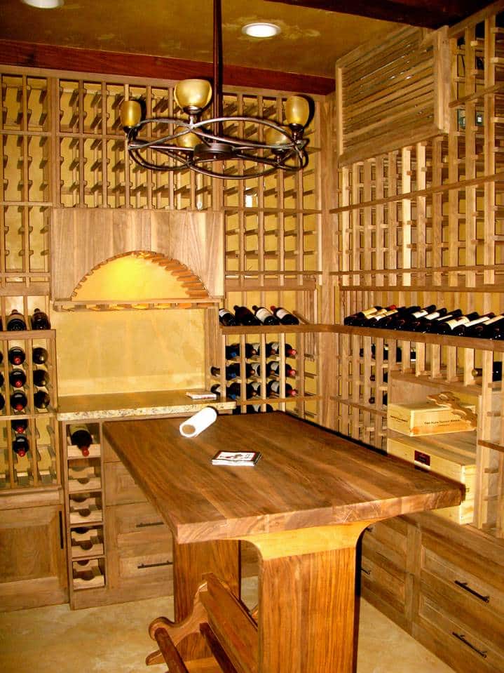 Custom Wine Racking System